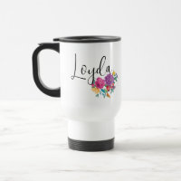 Personalisierter Name Bright Fiesta Floral