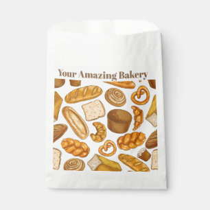 Personalisierter Name-Brot- und Bäckerei-Shop Geschenktütchen