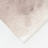 Personalisierter Name Bunny Rabbit Girl pink Fleecedecke (Ecke)