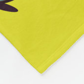 Personalisierter Name Butterfly Farbenfrohe Schmet Fleecedecke (Ecke)