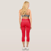 Personalisierter Name Capri Leggings (Rückseite)