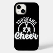 Personalisierter NAME Cheer Team Varsity Cheerlead Case-Mate iPhone Hülle (Rückseite)