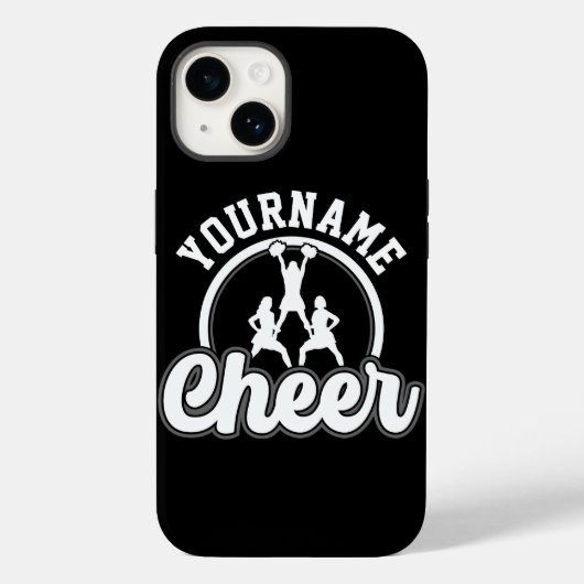 Personalisierter NAME Cheer Team Varsity Cheerlead Case-Mate iPhone Hülle (Rückseite)