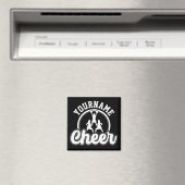 Personalisierter NAME Cheer Team Varsity Cheerlead Magnet (In Situ (Geschirrspüler))