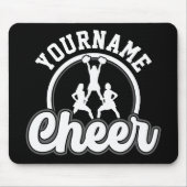 Personalisierter NAME Cheer Team Varsity Cheerlead Mousepad (Vorne)