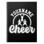 Personalisierter NAME Cheer Team Varsity Cheerlead Notizblock (Vorderseite)