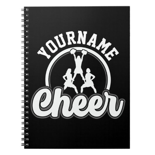 Personalisierter NAME Cheer Team Varsity Cheerlead Notizblock (Vorderseite)