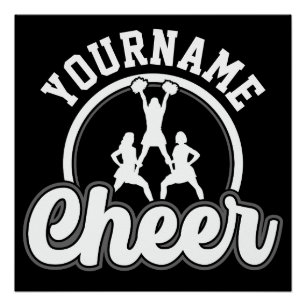 Personalisierter NAME Cheer Team Varsity Cheerlead Poster