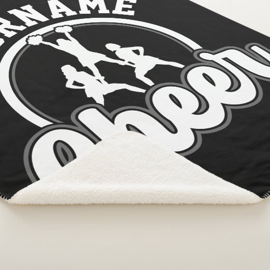 Personalisierter NAME Cheer Team Varsity Cheerlead Sherpadecke (3/4)