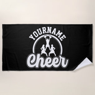 Personalisierter NAME Cheer Team Varsity Cheerlead Strandtuch