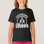 Personalisierter NAME Cheer Team Varsity Cheerlead T-Shirt (Vorderseite)