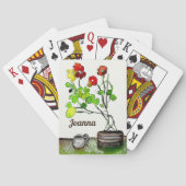 . Personalisierter Name Classic Art Games Spielkarten (Rückseite)