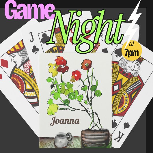 . Personalisierter Name Classic Art Games Spielkarten