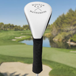 Personalisierter Name Classic Golf Clubs Headcover