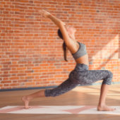 Personalisierter Name Creamy Pink Abstraktes Muste Yogamatte