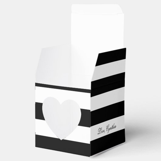 Personalisierter Name Cupcake Boxes Geschenkschachtel (Geöffnet)