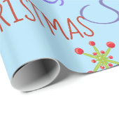 Personalisierter Name: Custom Christmas Wrapper Geschenkpapier (Rolleneckpunkt)