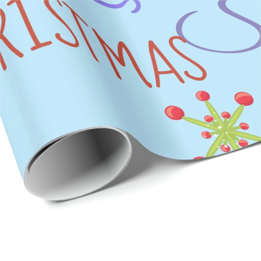 Personalisierter Name: Custom Christmas Wrapper Geschenkpapier (Rolleneckpunkt)