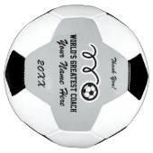 Personalisierter Name Danke Trainer Fußball (Gedreht)