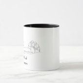Personalisierter Name Datum Mutter Tasse (Zentrum)