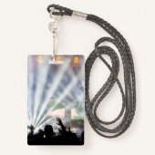 Personalisierter Name Datum VIP Konzeptzugang Ausweis (Rückseite mit Schlüsselband)