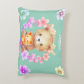 Personalisierter Name Dekokissen (Rückseite(Vertikal))