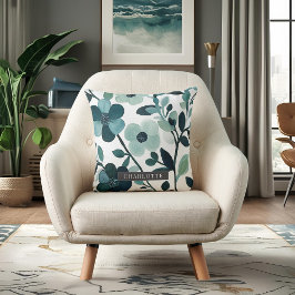 Personalisierter Name Delta Beach Lounge Kissen