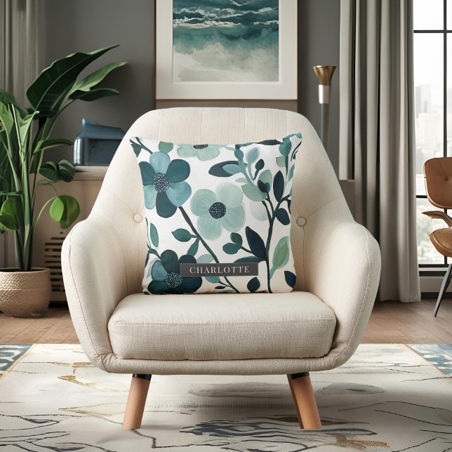 Personalisierter Name Delta Beach Lounge Kissen (Von Creator hochgeladen)