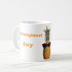 Personalisierter Name der Ananas Kaffeetasse