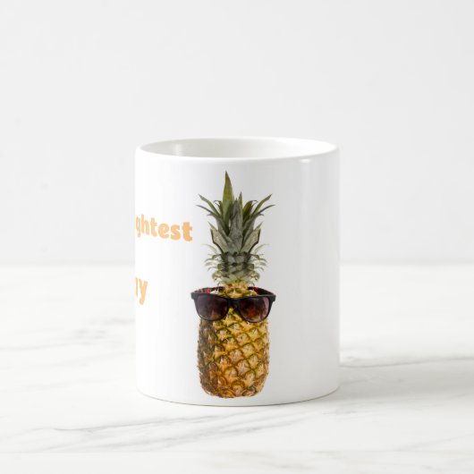 Personalisierter Name der Ananas Kaffeetasse (Mittel)