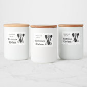 Personalisierter Name der Backtools Lebensmitteletikett (Flaschen)