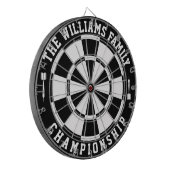 Personalisierter Name der benutzerdefinierten Fami Dartscheibe (Vorderseite Links)