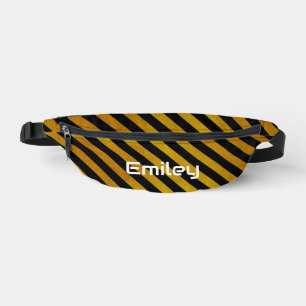 Personalisierter Name der Black Gold Line Bauchtasche