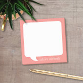 Personalisierter Name der Blase - FARBE BEARBEITEN Post-it Klebezettel