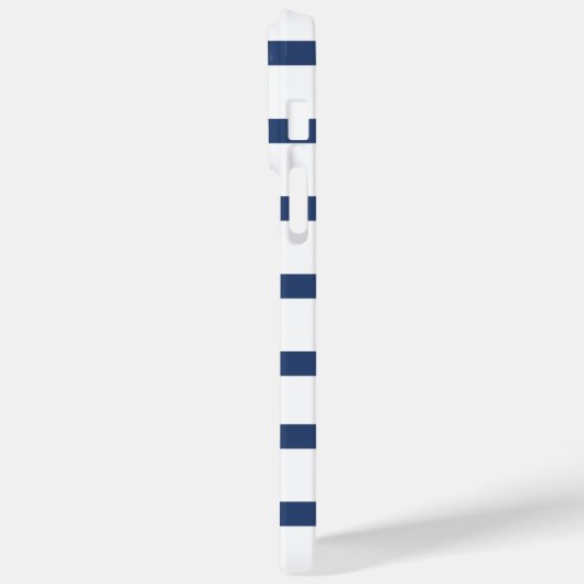 Personalisierter Name der blauen Streifen Case-Mate iPhone Hülle (Rückseite / Links)