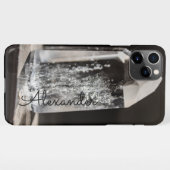 Personalisierter Name der Crystal Hexe iPhone Hülle (Rückseite (Horizontal))