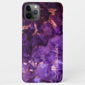 Personalisierter Name der Crystal Hexe iPhone Hülle (Rückseite)