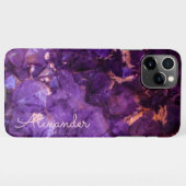 Personalisierter Name der Crystal Hexe iPhone Hülle (Rückseite (Horizontal))