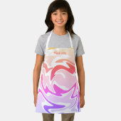 Personalisierter Name der farbigen Flüssigkeit Schürze (Insitu)