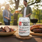 Personalisierter Name der Funny Beer-Verschreibung Bierflaschenetikett