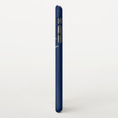 Personalisierter Name der Hummingvogel-Blumenzunge iPhone Hülle (Linke Seite)