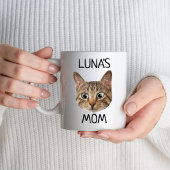 Personalisierter Name der Katze Name Name Besitzer Tasse