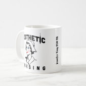 personalisierter Name der Krankenschwester Kaffeetasse (Vorderseite Links)