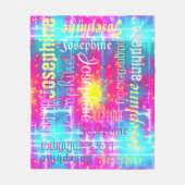 Personalisierter Name der kuddelwarmen Fleece (Vorderseite)