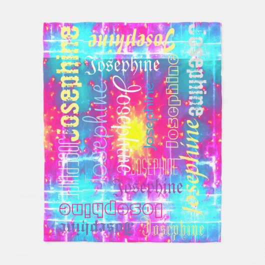 Personalisierter Name der kuddelwarmen Fleece (Vorderseite)