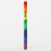 Personalisierter Name der LGBT Pride Rainbow Flag Case-Mate iPhone Hülle (Hinten/Rechts)