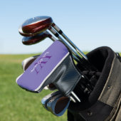 Personalisierter Name der lila Monogramm Golf Headcover (In Situ)