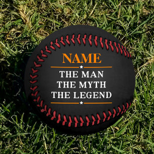 Personalisierter Name Der Mann Der Mythos Die Lege Baseball