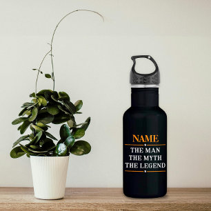 Personalisierter Name Der Mann Der Mythos Die Lege Edelstahlflasche