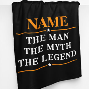 Personalisierter Name Der Mann Der Mythos Die Lege Fleecedecke